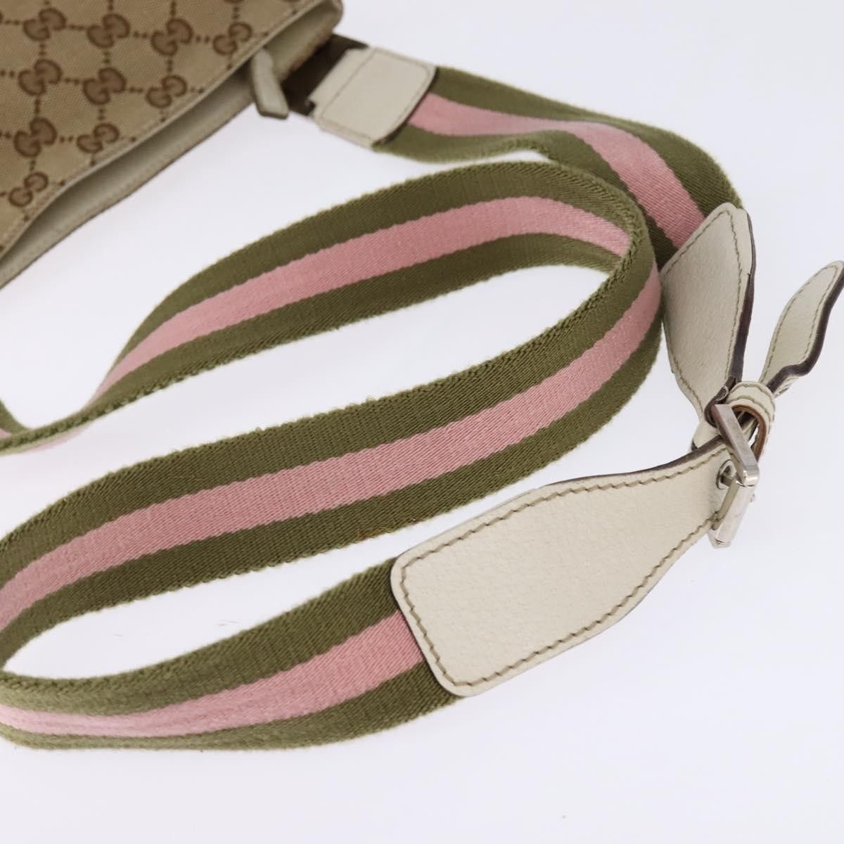 Gucci Gucci Flat Messenger Bag GG Canvas Size ONE SIZE - 8 Thumbnail