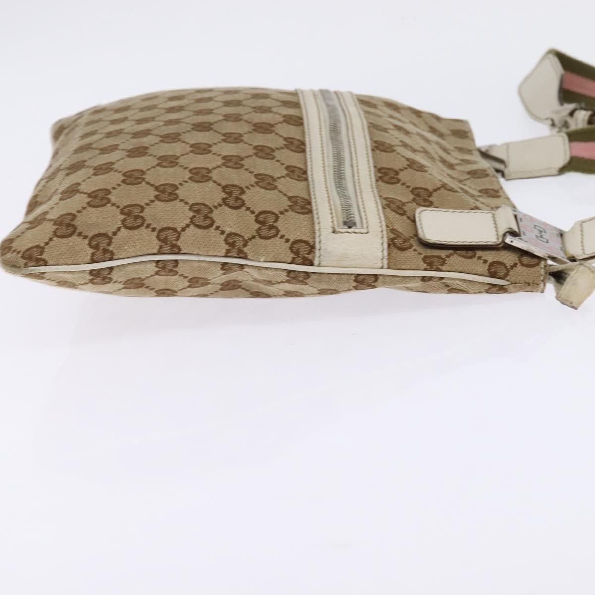 Gucci Gucci Flat Messenger Bag GG Canvas Size ONE SIZE - 4 Thumbnail