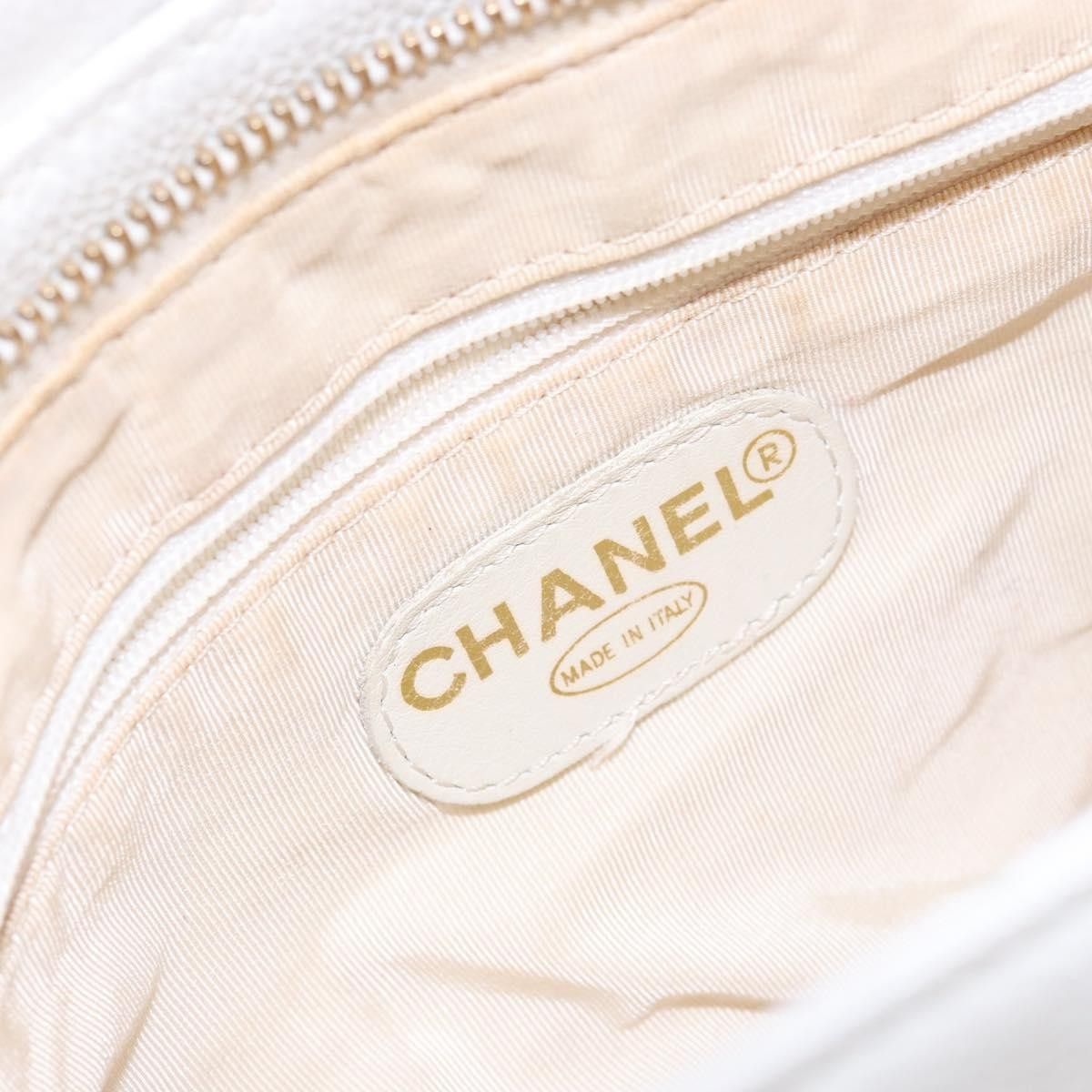 Chanel Chanel Vintage Wooden Ring Tote Leather Size ONE SIZE - 6 Thumbnail