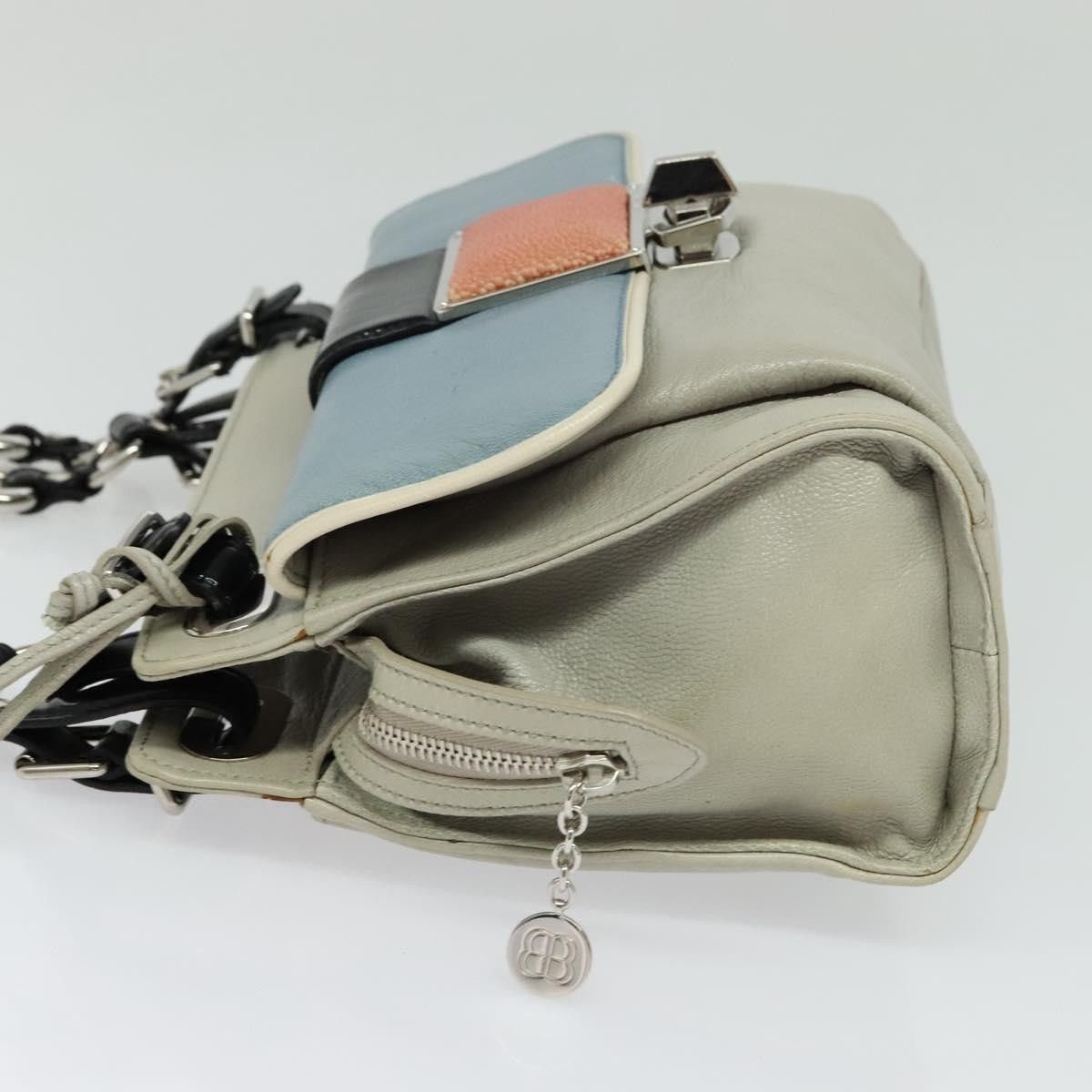 Balenciaga Balenciaga Cherche Midi Chain Shoulder Bag Leather Size ONE SIZE - 3 Thumbnail