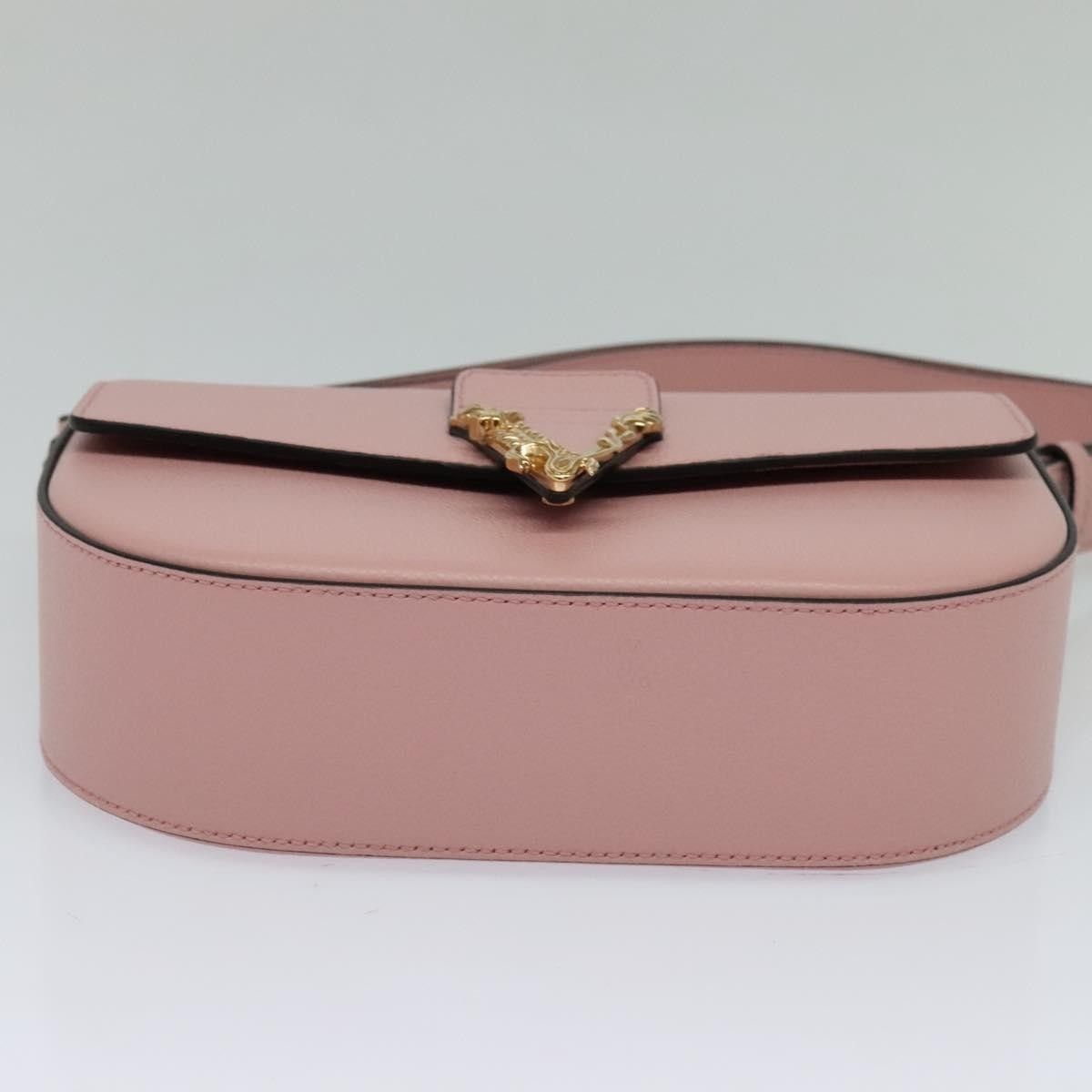 Versace Versace Virtus Flap Messenger Bag Leather Size ONE SIZE - 15 Thumbnail