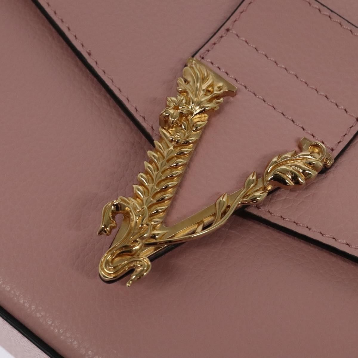 Versace Versace Virtus Flap Messenger Bag Leather Size ONE SIZE - 12 Thumbnail