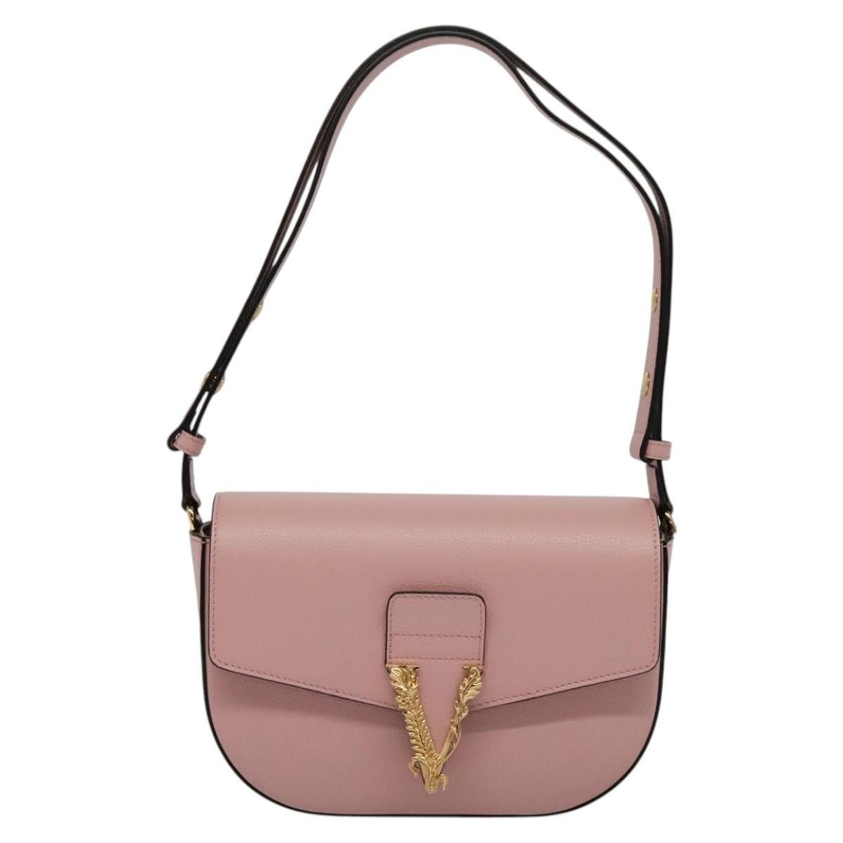 Versace Versace Virtus Flap Messenger Bag Leather Size ONE SIZE - 20 Thumbnail