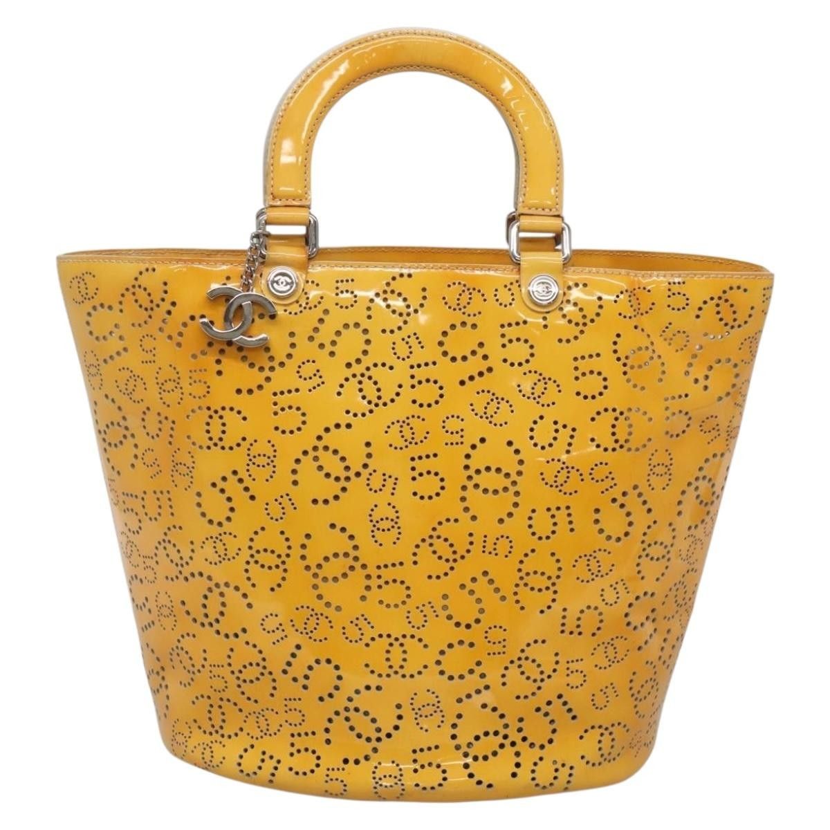 Chanel Chanel CC No.5 Shopping Tote Perforated Patent Size ONE SIZE - 20 Thumbnail