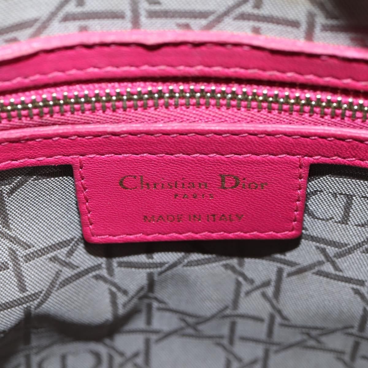 Dior Christian Dior Lady Dior Bag Cannage Quilt Lambskin Size ONE SIZE - 6 Thumbnail