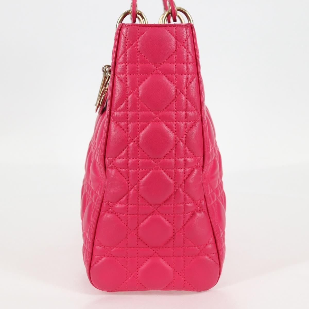 Dior Christian Dior Lady Dior Bag Cannage Quilt Lambskin Size ONE SIZE - 3 Thumbnail