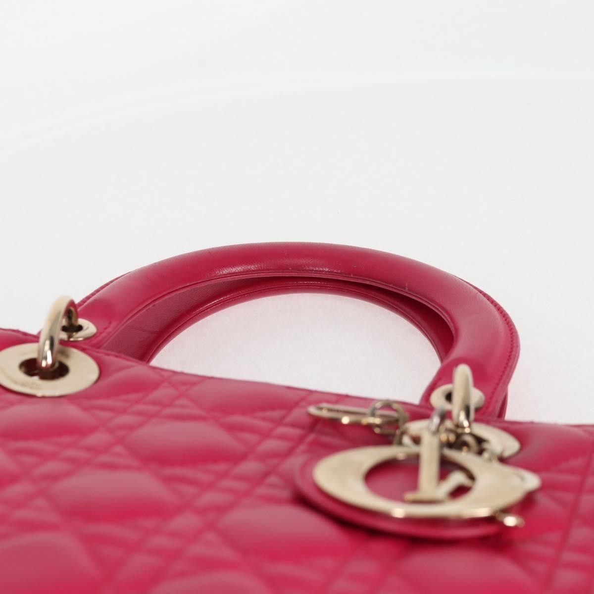 Dior Christian Dior Lady Dior Bag Cannage Quilt Lambskin Size ONE SIZE - 19 Thumbnail