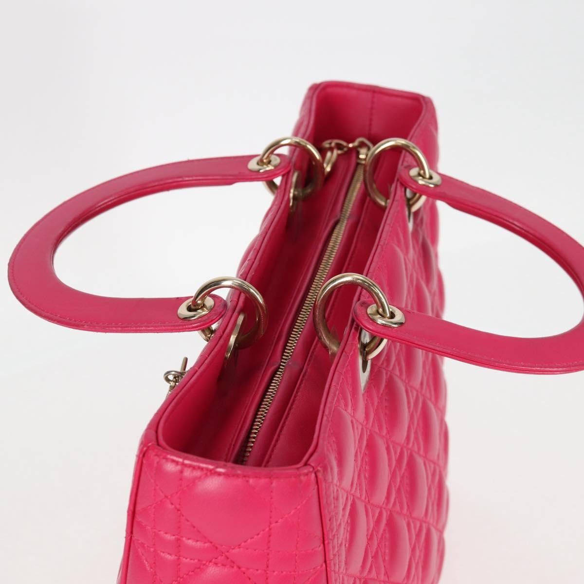Dior Christian Dior Lady Dior Bag Cannage Quilt Lambskin Size ONE SIZE - 17 Thumbnail