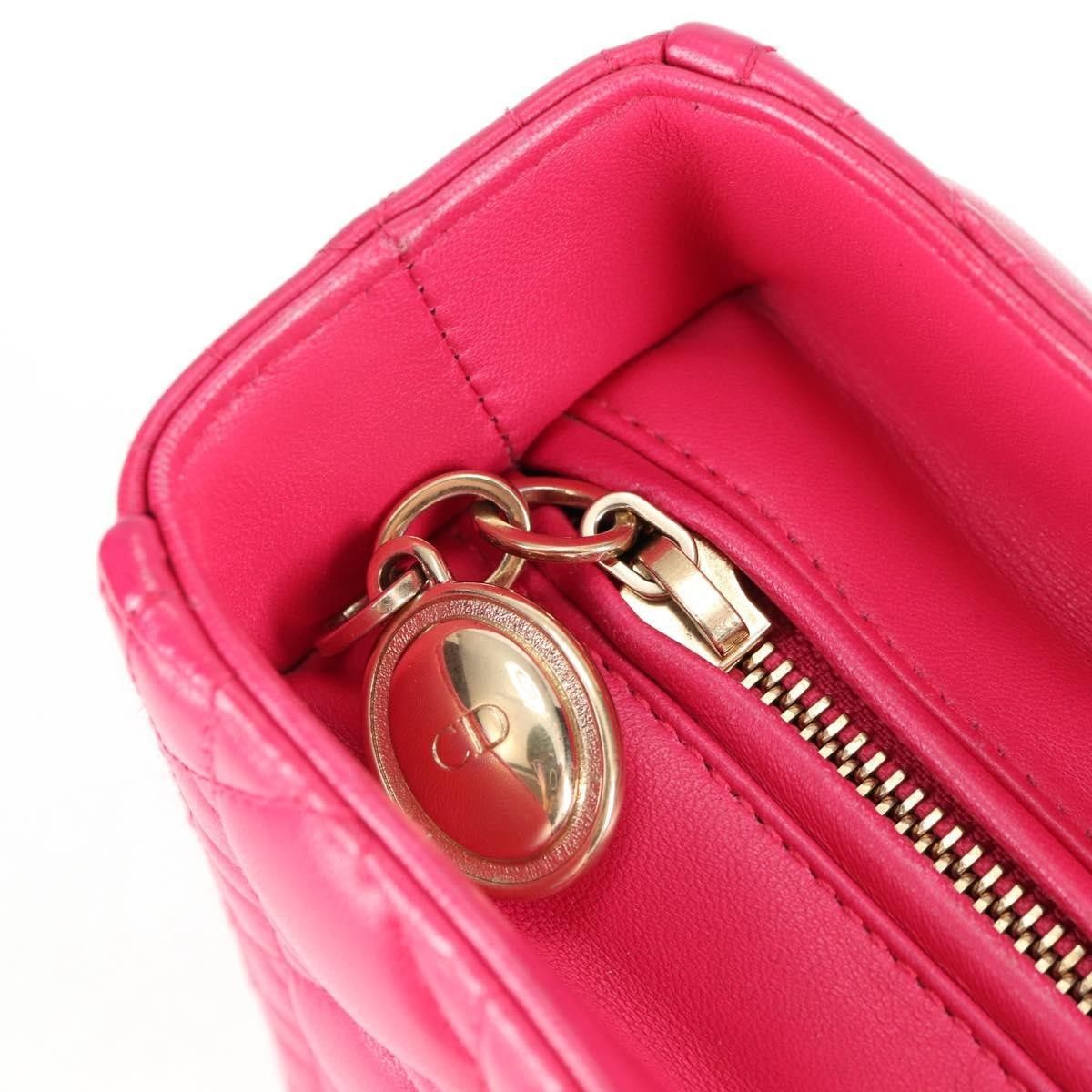 Dior Christian Dior Lady Dior Bag Cannage Quilt Lambskin Size ONE SIZE - 13 Thumbnail