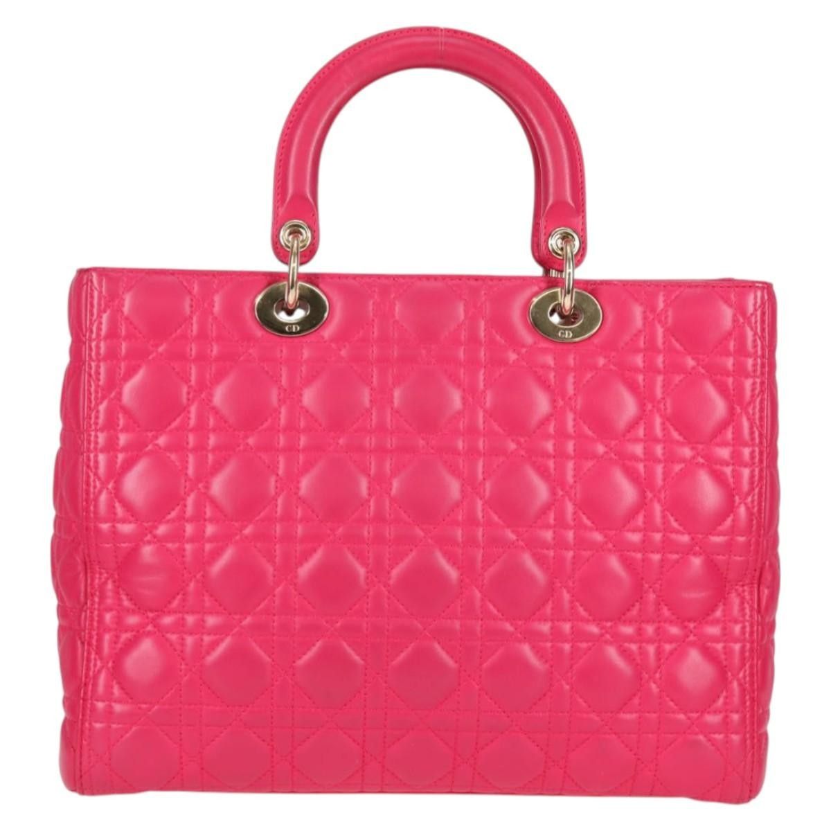 Dior Christian Dior Lady Dior Bag Cannage Quilt Lambskin Size ONE SIZE - 2 Thumbnail