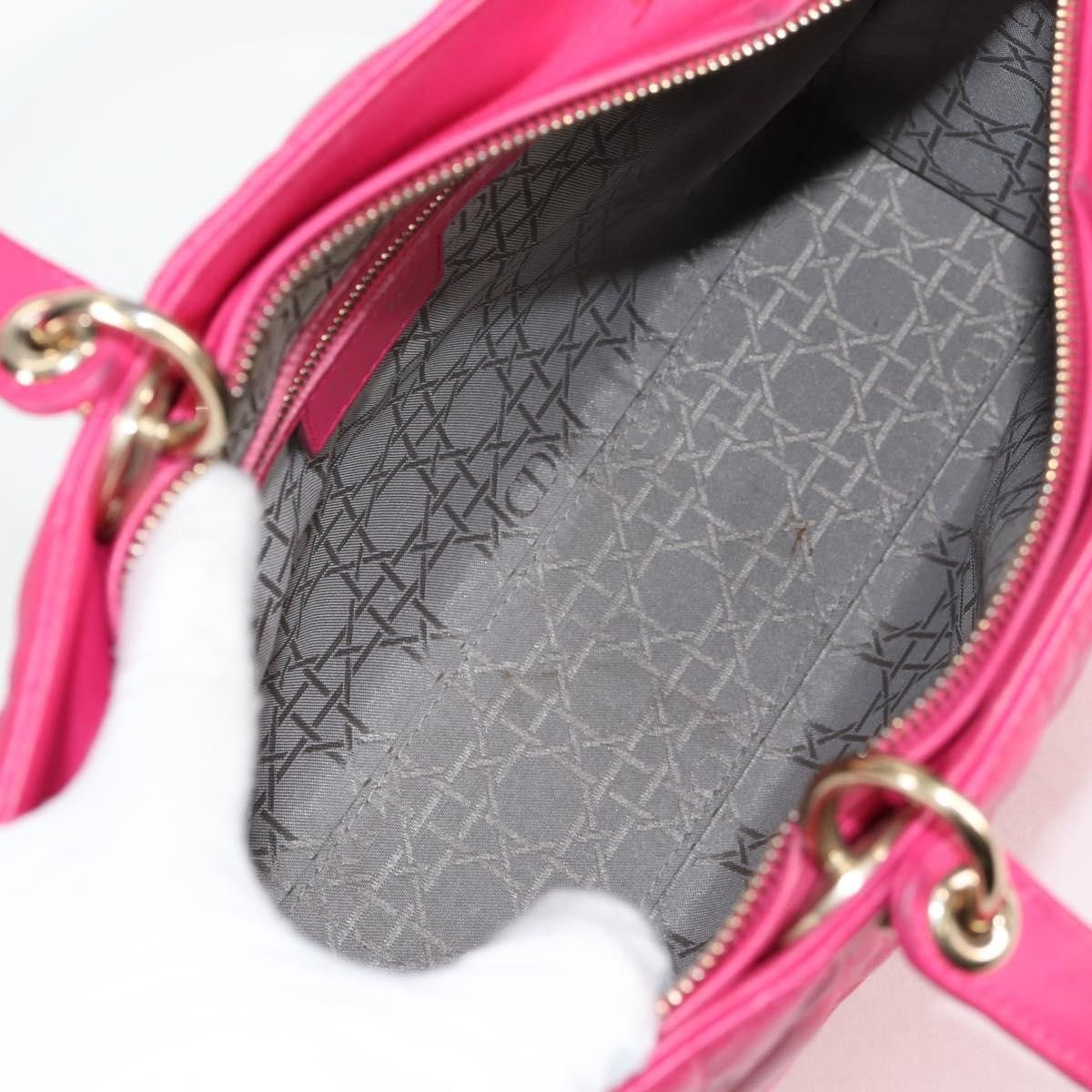 Dior Christian Dior Lady Dior Bag Cannage Quilt Lambskin Size ONE SIZE - 5 Thumbnail