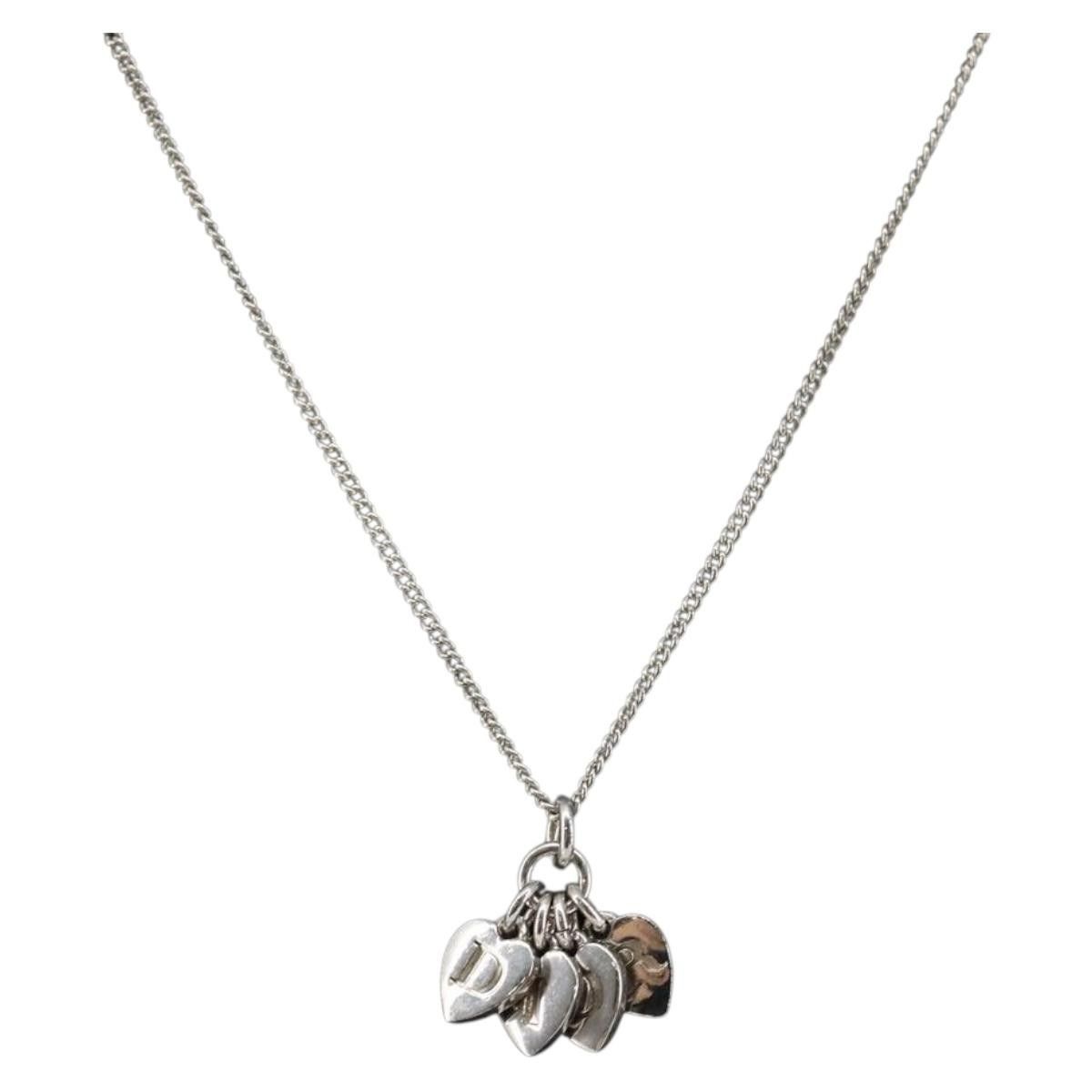 Dior Christian Dior CD Heart Necklace Metal Size ONE SIZE - 3 Thumbnail
