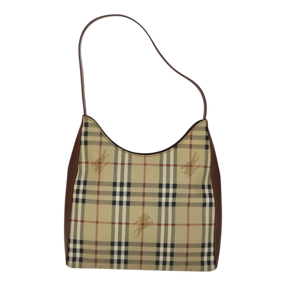Burberry Burberry Shoulder Bag Haymarket Coated Canvas Size ONE SIZE - 2 Thumbnail