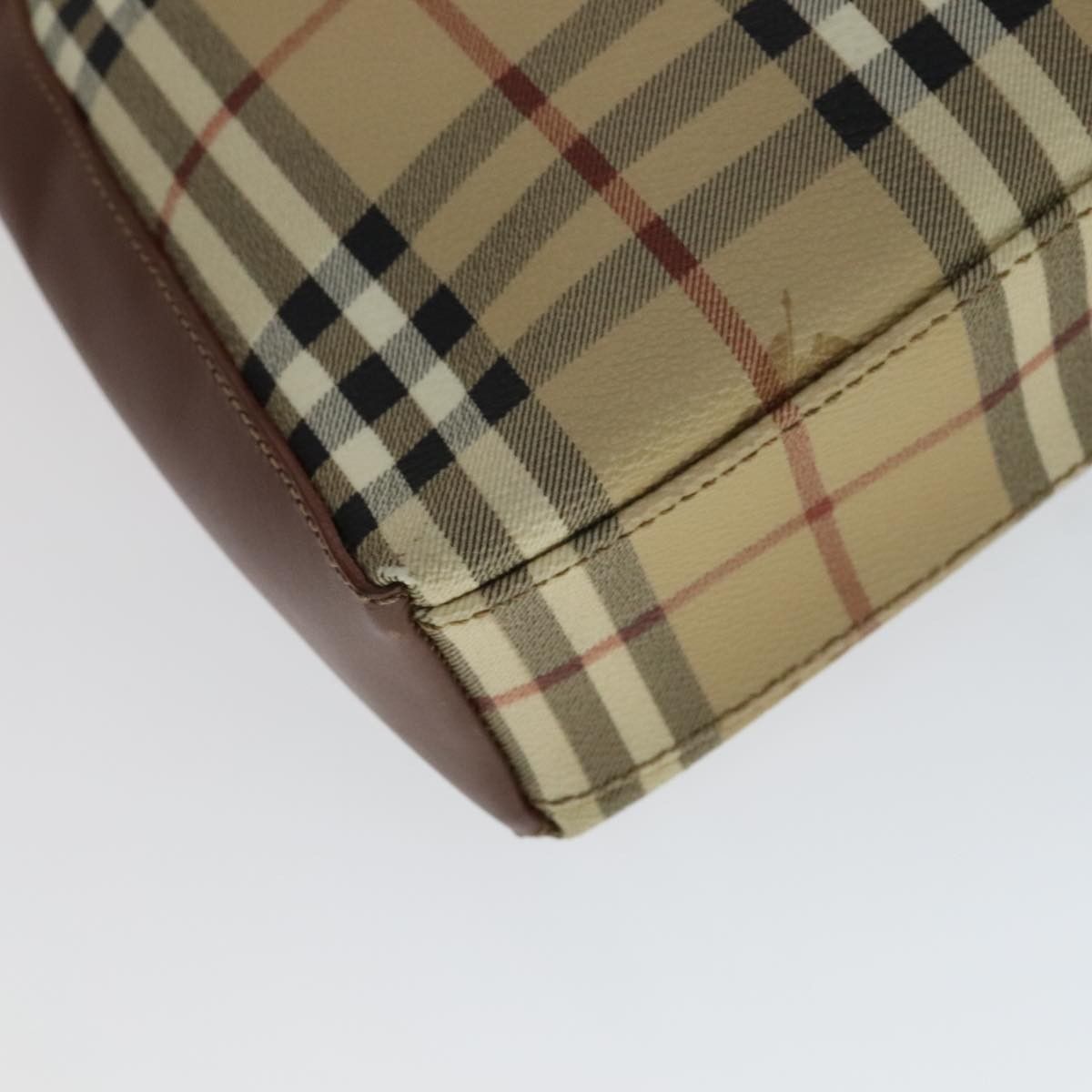 Burberry Burberry Shoulder Bag Haymarket Coated Canvas Size ONE SIZE - 11 Thumbnail