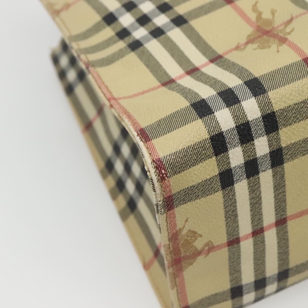 Burberry Burberry Top Handle Tote Haymarket Coated Canvas Size ONE SIZE - 18 Thumbnail