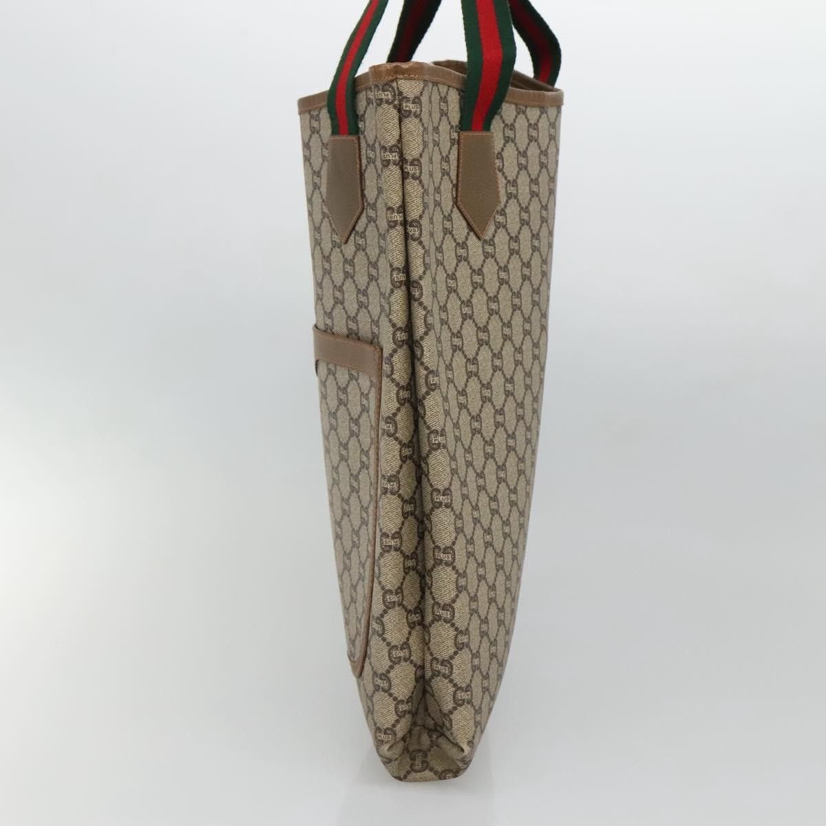 Gucci Gucci Vintage Web Strap Tote GG Coated Canvas Size ONE SIZE - 4 Thumbnail