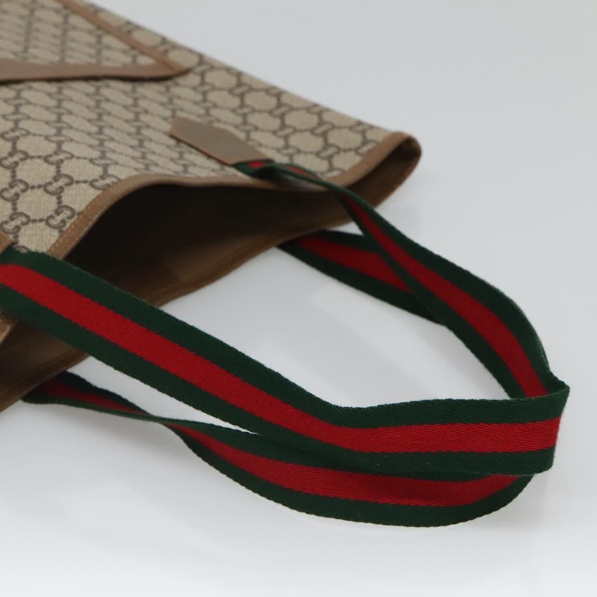 Gucci Gucci Vintage Web Strap Tote GG Coated Canvas Size ONE SIZE - 7 Thumbnail
