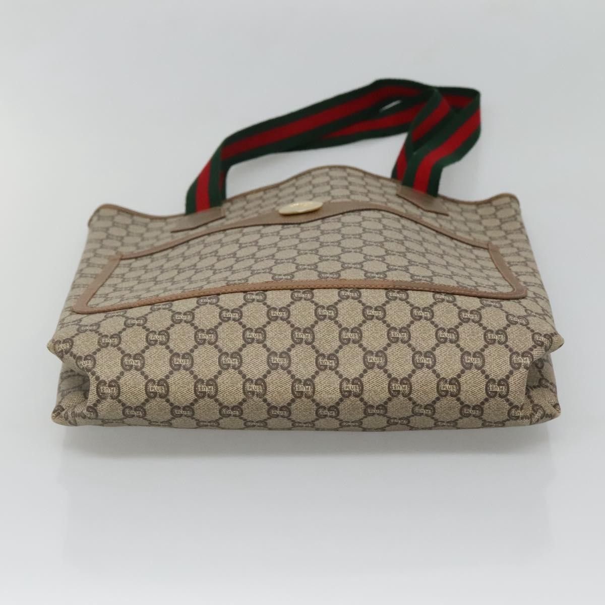 Gucci Gucci Vintage Web Strap Tote GG Coated Canvas Size ONE SIZE - 14 Thumbnail