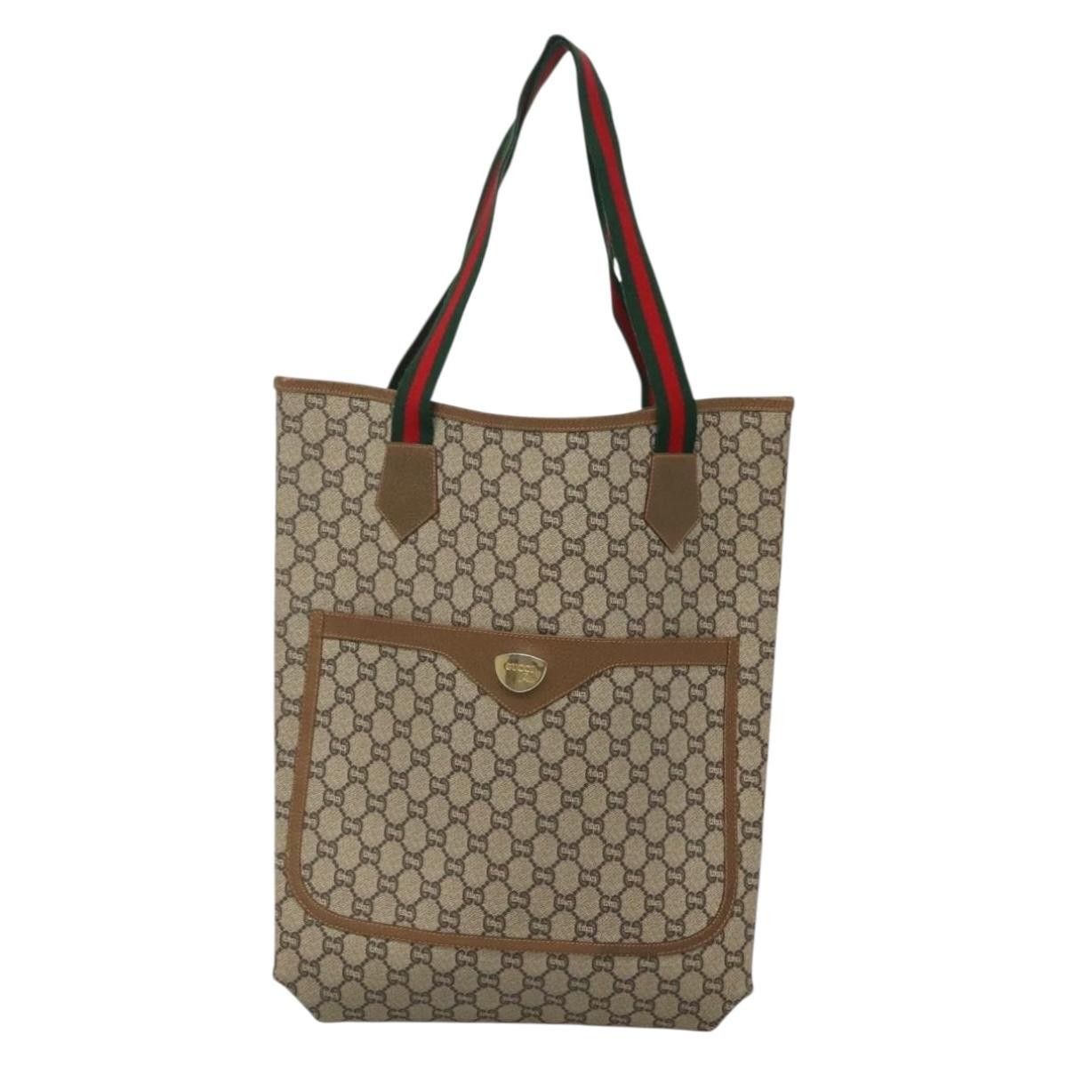 Gucci Gucci Vintage Web Strap Tote GG Coated Canvas Size ONE SIZE - 18 Thumbnail