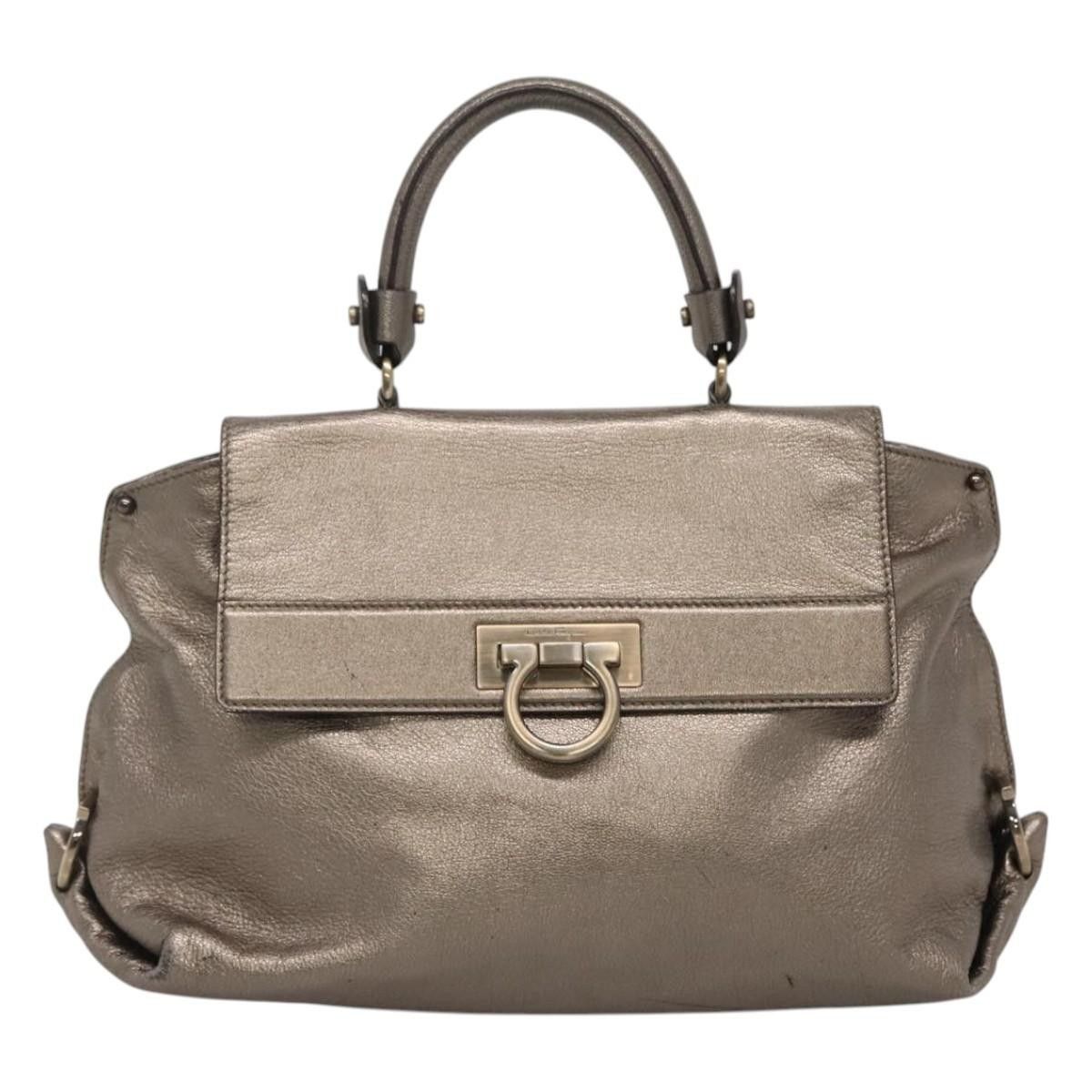 Salvatore Ferragamo Salvatore Ferragamo Sofia Satchel Smooth Leather Size ONE SIZE - 19 Thumbnail
