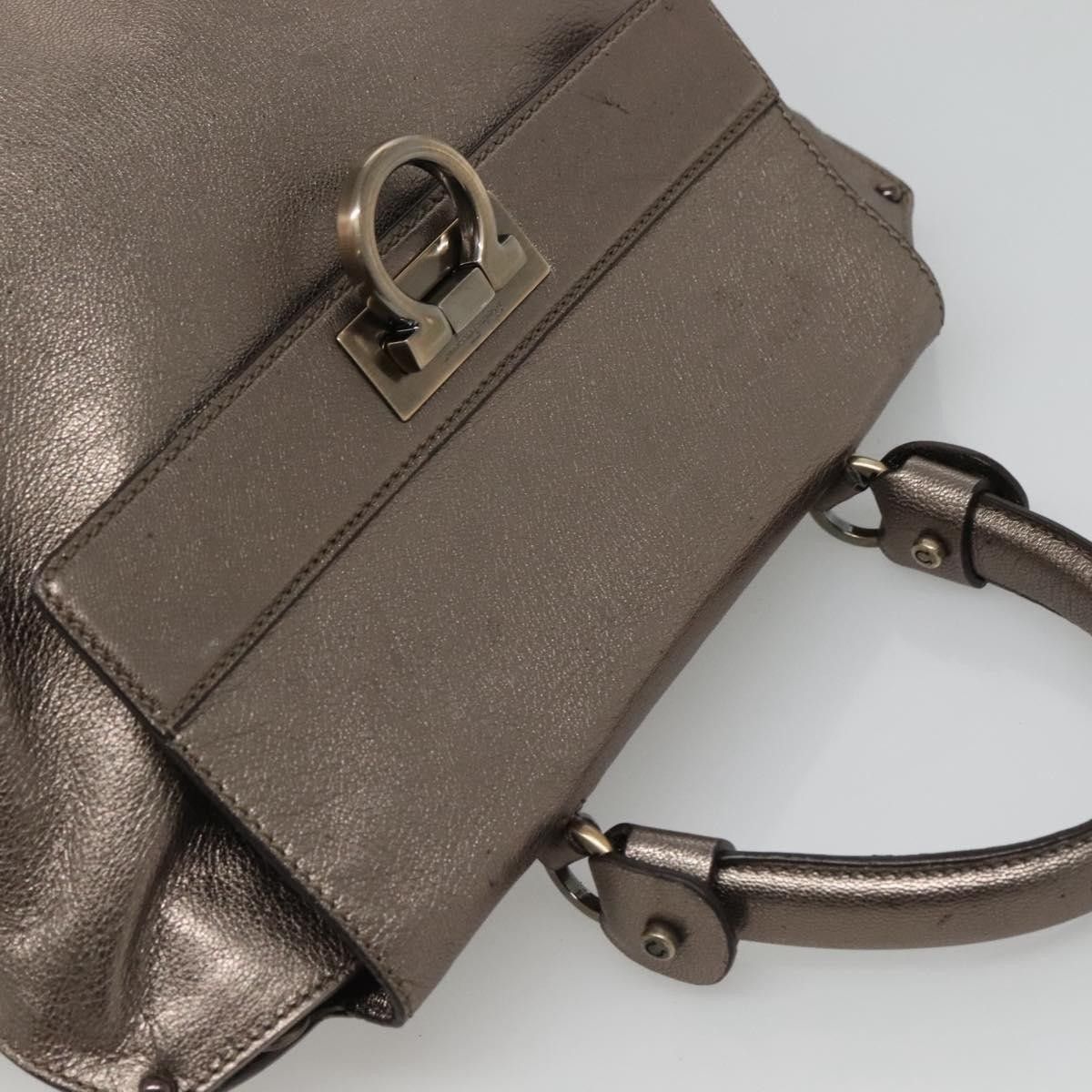 Salvatore Ferragamo Salvatore Ferragamo Sofia Satchel Smooth Leather Size ONE SIZE - 15 Thumbnail