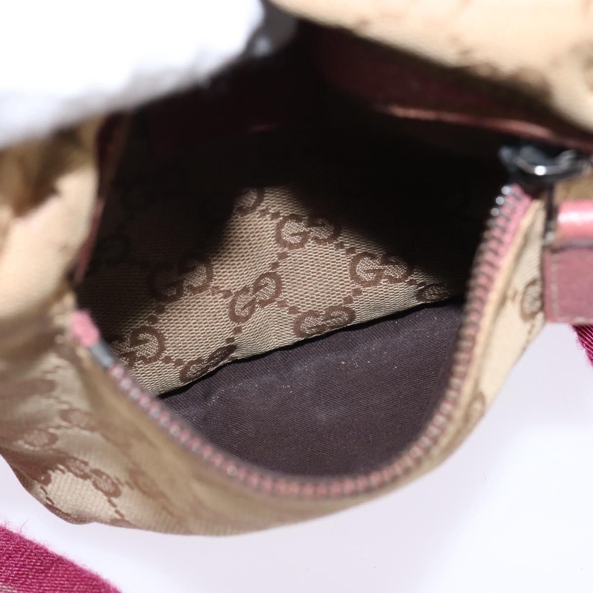 Gucci Gucci Vintage Double Belt Bag GG Canvas with Leather Size ONE SIZE - 21 Thumbnail