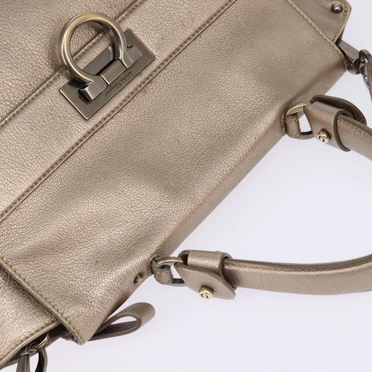 Salvatore Ferragamo Salvatore Ferragamo Sofia Satchel Leather Size ONE SIZE - 17 Thumbnail