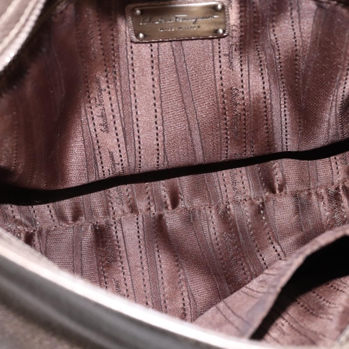 Salvatore Ferragamo Salvatore Ferragamo Sofia Satchel Leather Size ONE SIZE - 5 Thumbnail