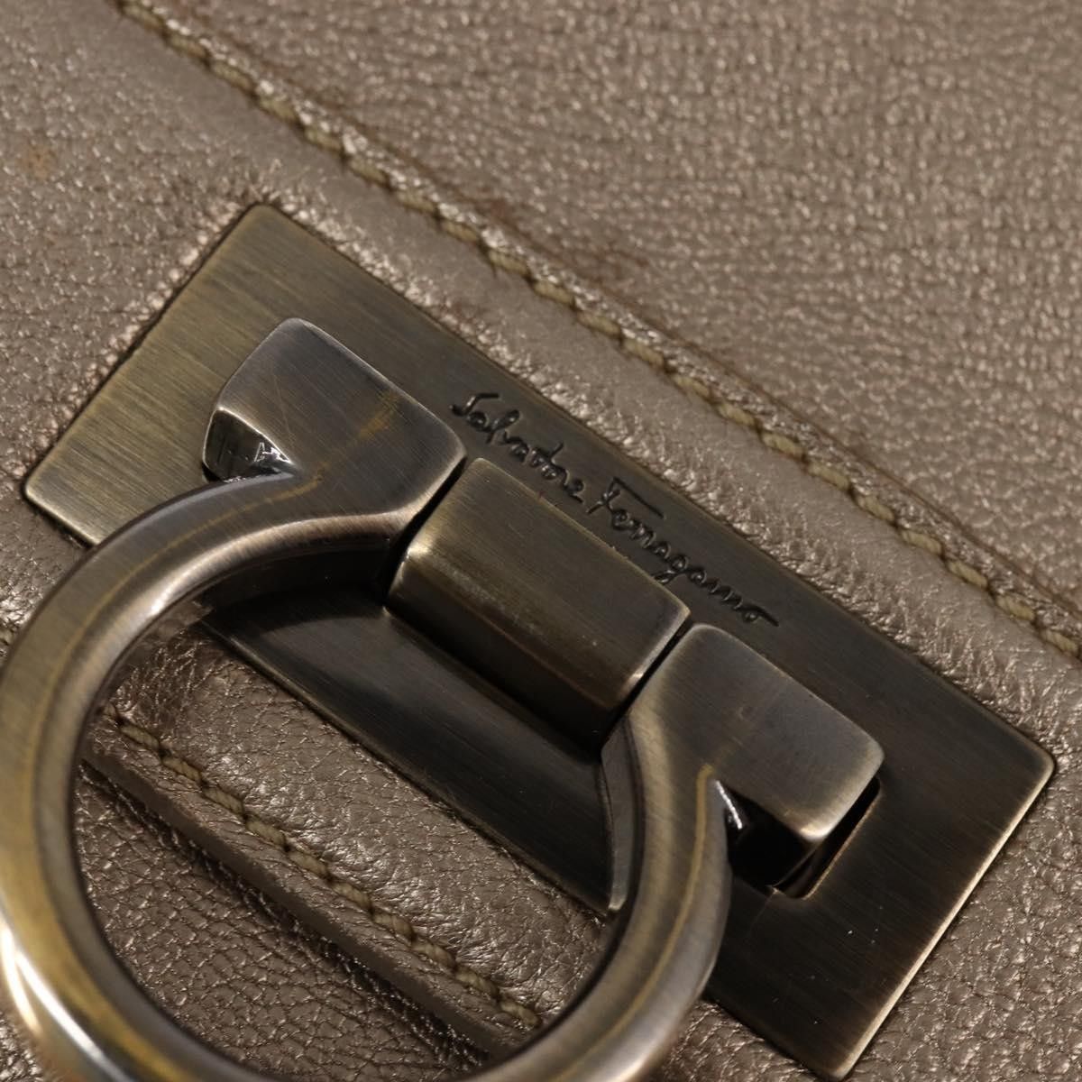 Salvatore Ferragamo Salvatore Ferragamo Sofia Satchel Leather Size ONE SIZE - 13 Thumbnail