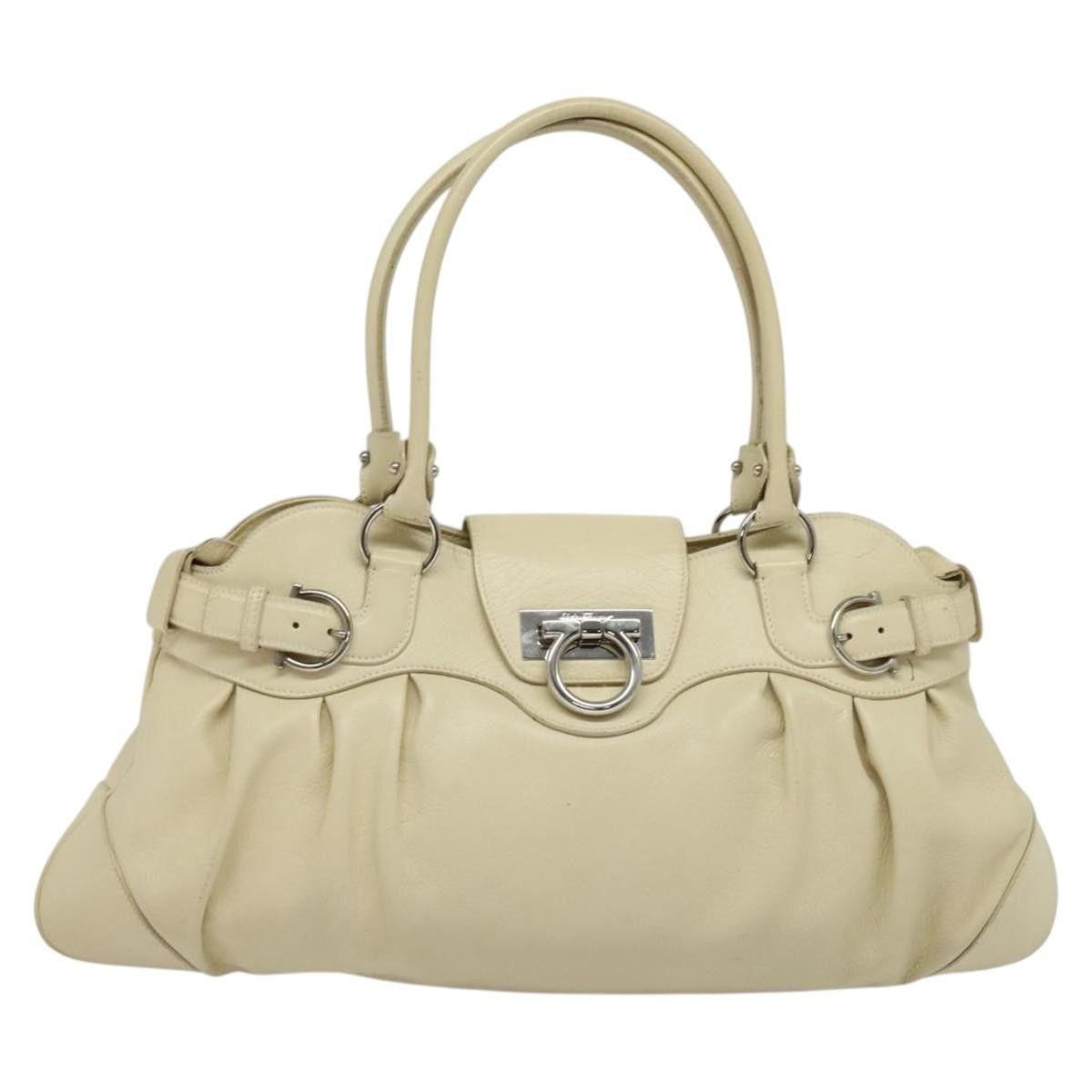 Salvatore Ferragamo Salvatore Ferragamo Marisa Satchel Leather Size ONE SIZE - 18 Thumbnail