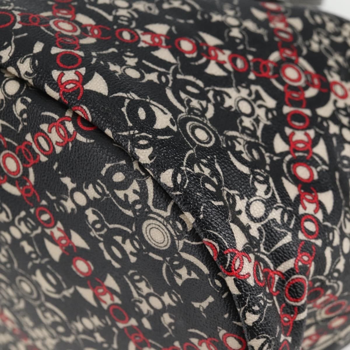 Chanel Chanel Optic Coco Bowler Bag Printed Coated Canvas with Caviar Size ONE SIZE - 12 Thumbnail