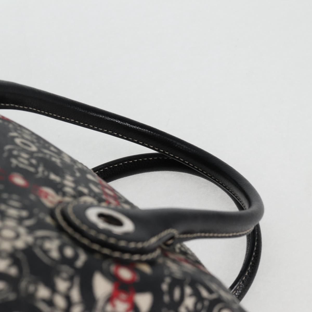 Chanel Chanel Optic Coco Bowler Bag Printed Coated Canvas with Caviar Size ONE SIZE - 15 Thumbnail