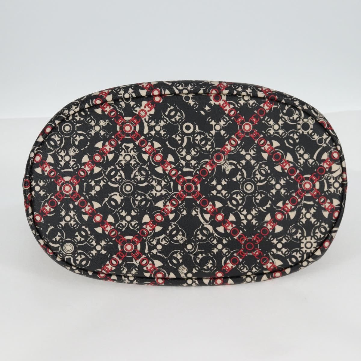 Chanel Chanel Optic Coco Bowler Bag Printed Coated Canvas with Caviar Size ONE SIZE - 17 Thumbnail