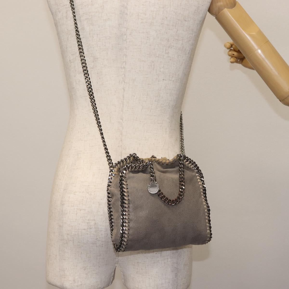 Stella McCartney Stella McCartney Falabella Fold Over Crossbody Bag Suede Size ONE SIZE - 14 Thumbnail