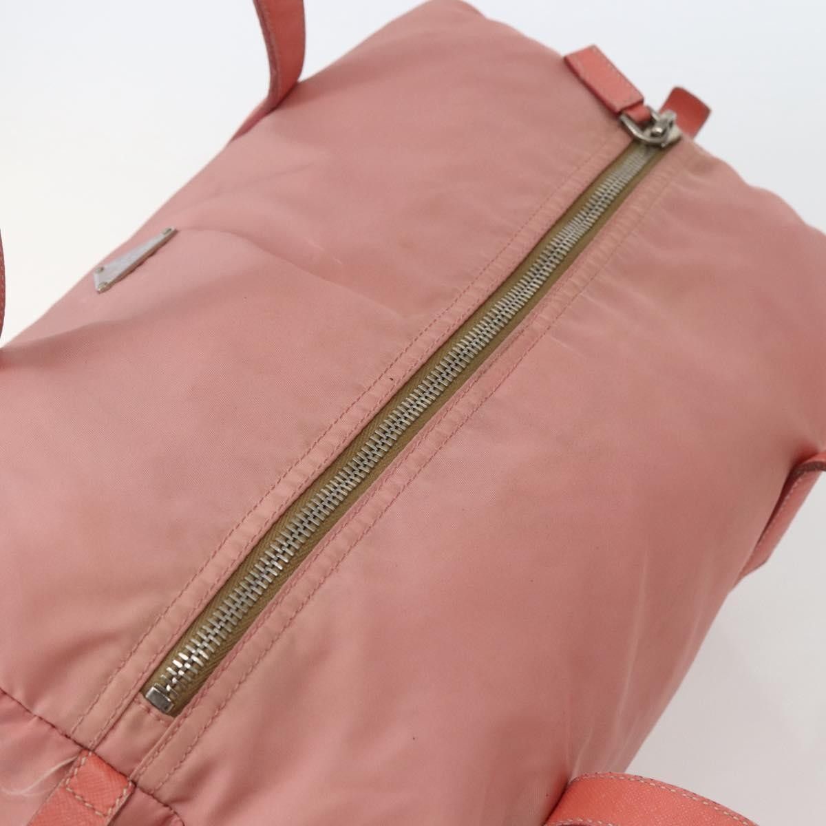 Prada Prada Side Pocket Bauletto Bag Nylon with Leather Size ONE SIZE - 17 Thumbnail