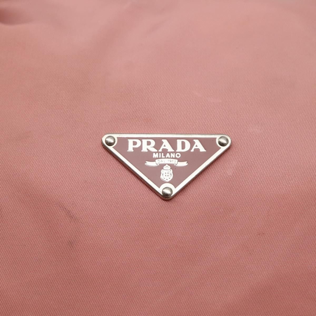 Prada Prada Side Pocket Bauletto Bag Nylon with Leather Size ONE SIZE - 18 Thumbnail