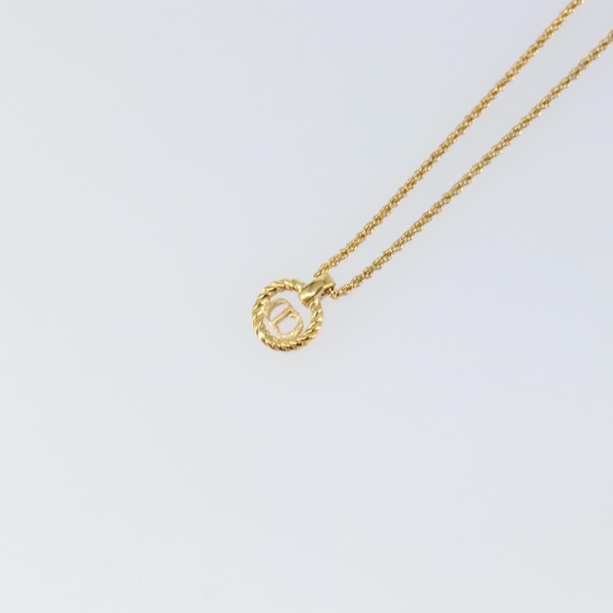 Dior Christian Dior CD Pendant Necklace Metal Size ONE SIZE - 3 Thumbnail