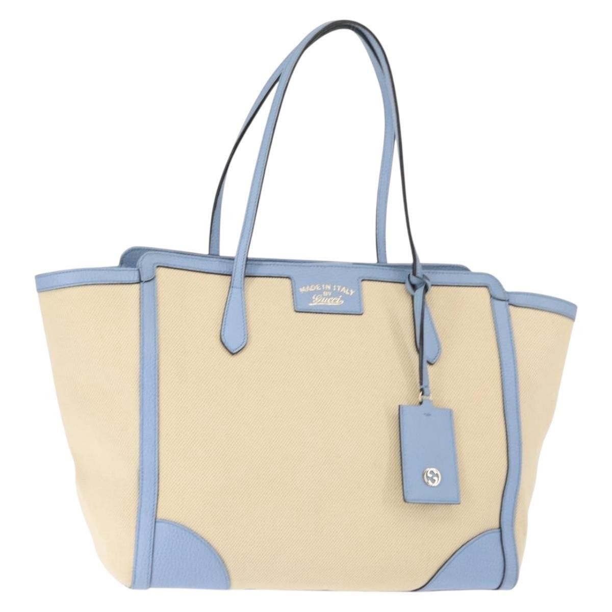 Gucci Gucci Swing Tote Canvas and Leather Size ONE SIZE - 15 Thumbnail