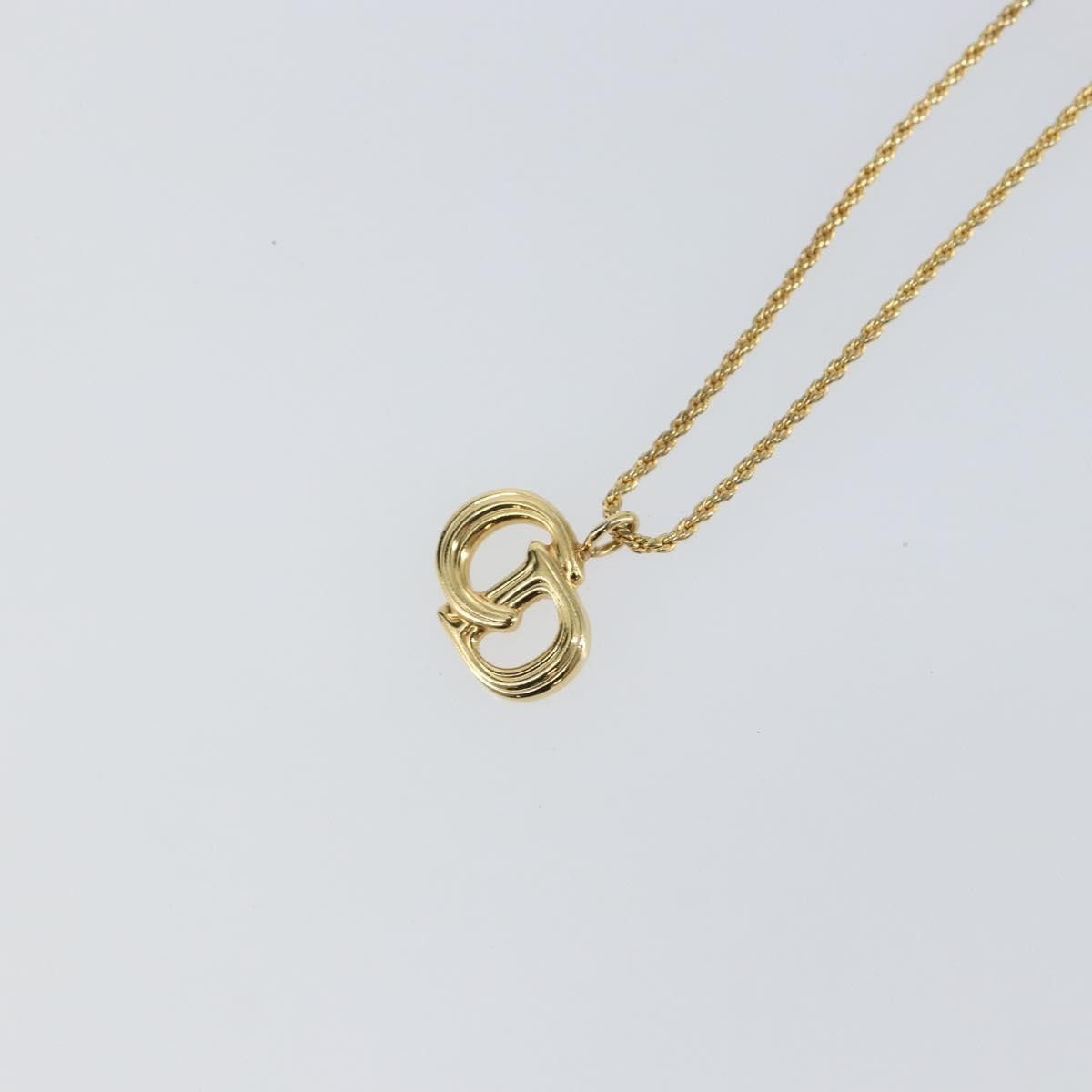 Dior Christian Dior CD Pendant Necklace Metal Size ONE SIZE - 4 Thumbnail