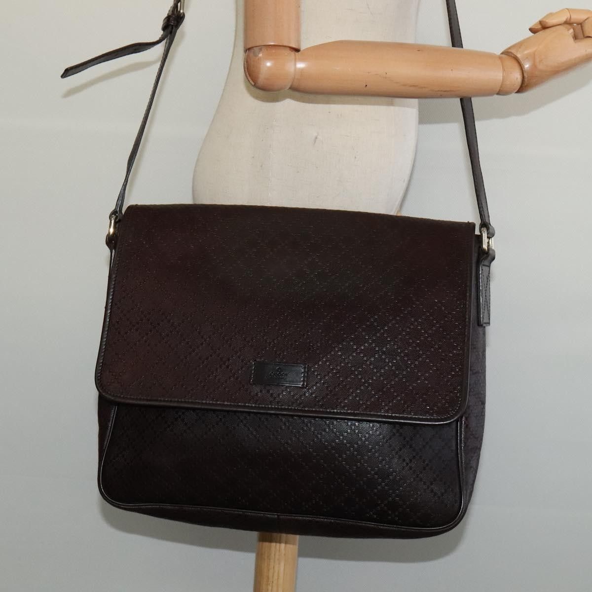 Gucci Gucci Lux Flap Messenger Bag Diamante Leather Size ONE SIZE - 14 Thumbnail