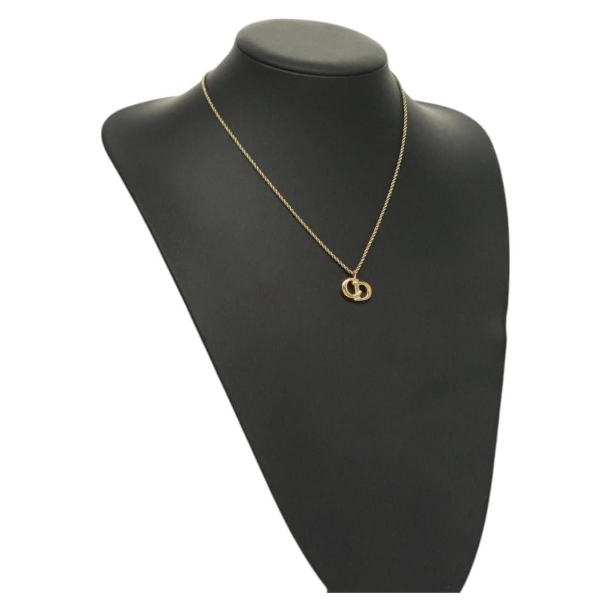 Dior Christian Dior CD Pendant Necklace Metal Size ONE SIZE - 9 Thumbnail