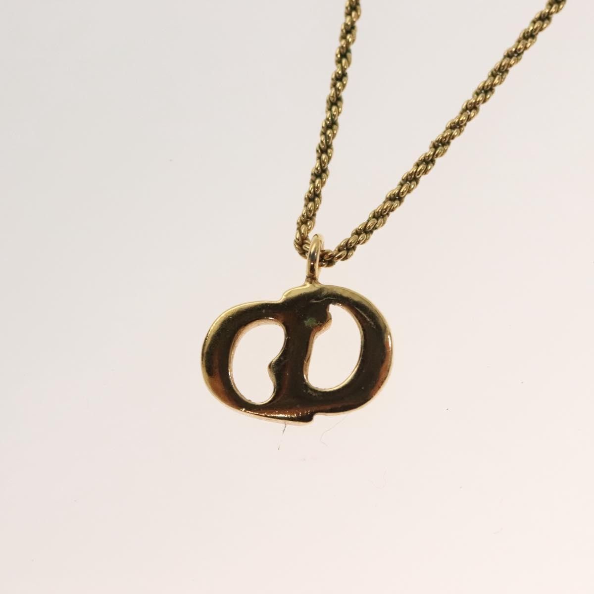 Dior Christian Dior CD Pendant Necklace Metal Size ONE SIZE - 4 Thumbnail