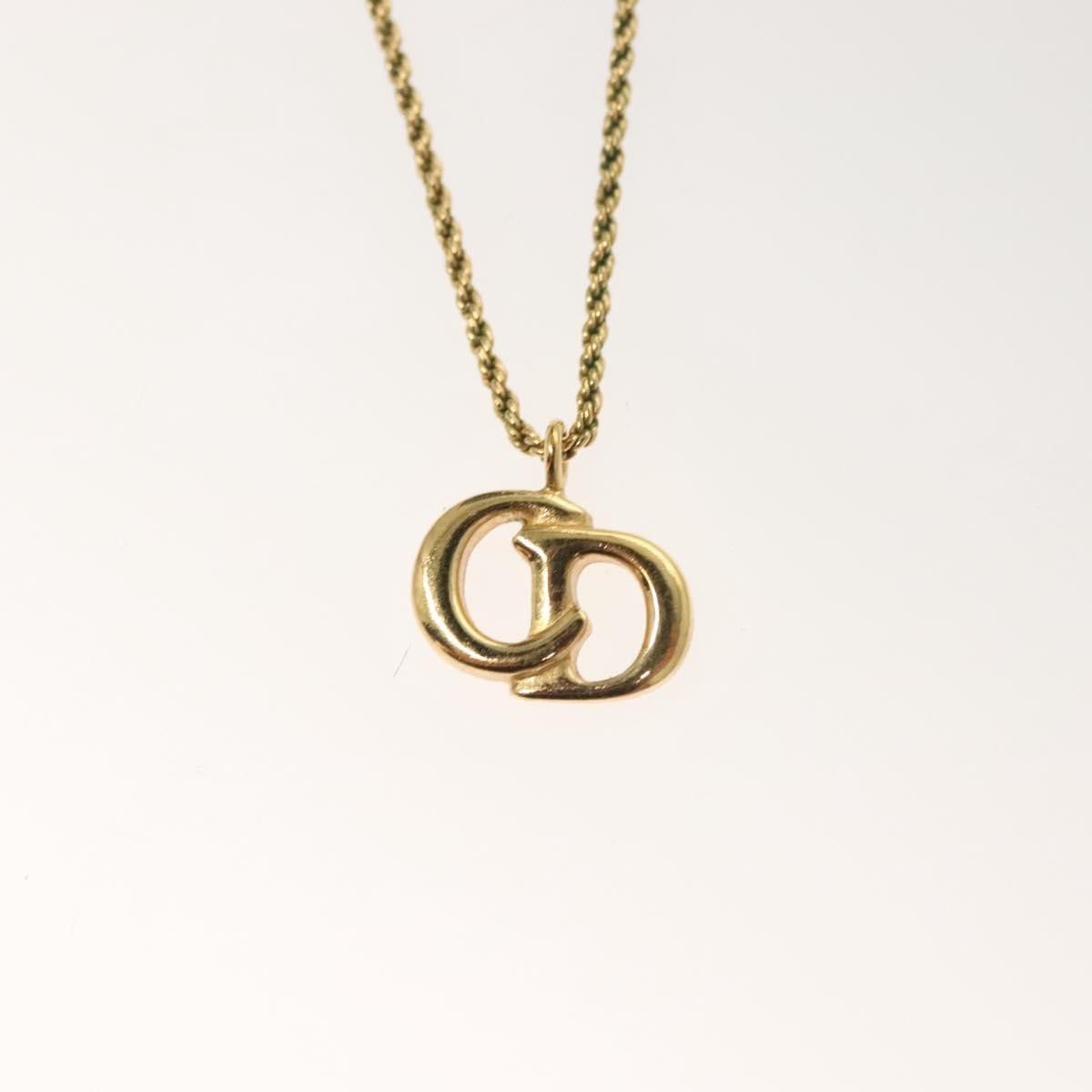 Dior Christian Dior CD Pendant Necklace Metal Size ONE SIZE - 3 Thumbnail