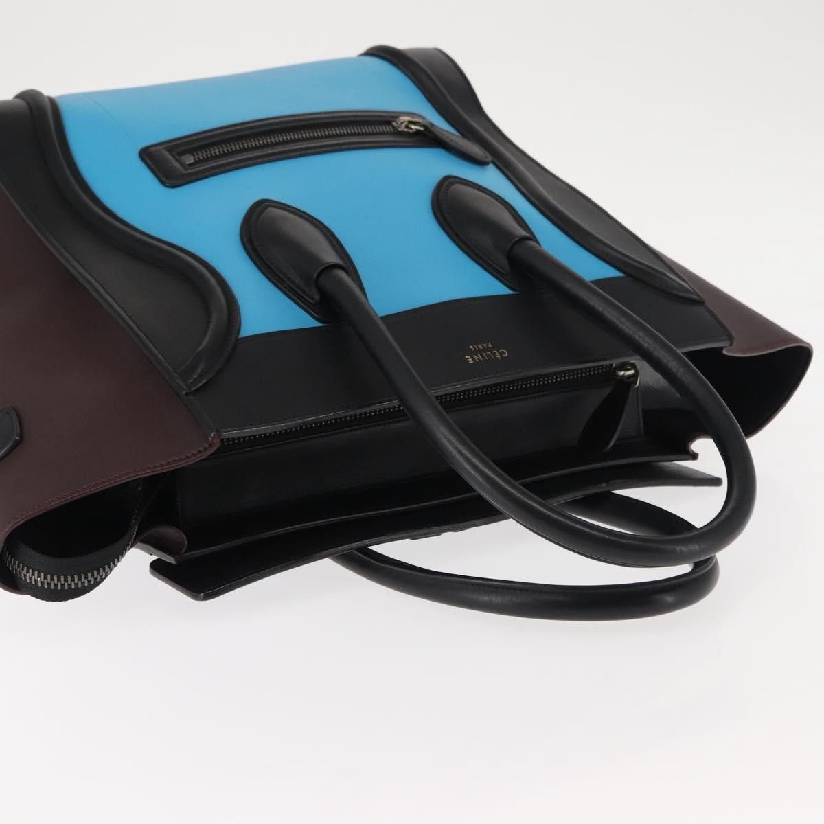Celine Celine Tricolor Luggage Bag Leather Size ONE SIZE - 17 Thumbnail