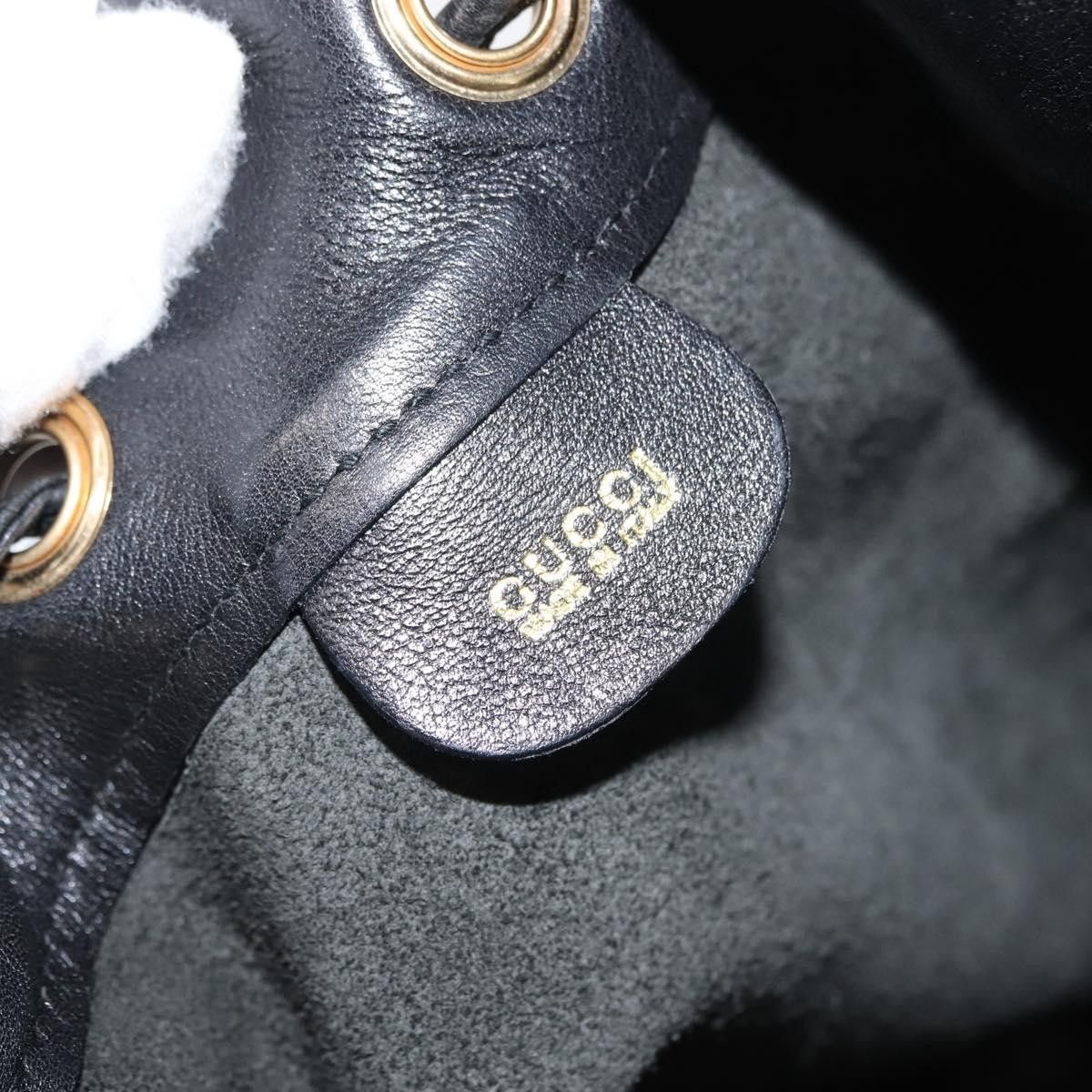 Gucci Gucci Vintage Bamboo Sling Backpack Leather Size ONE SIZE - 6 Thumbnail