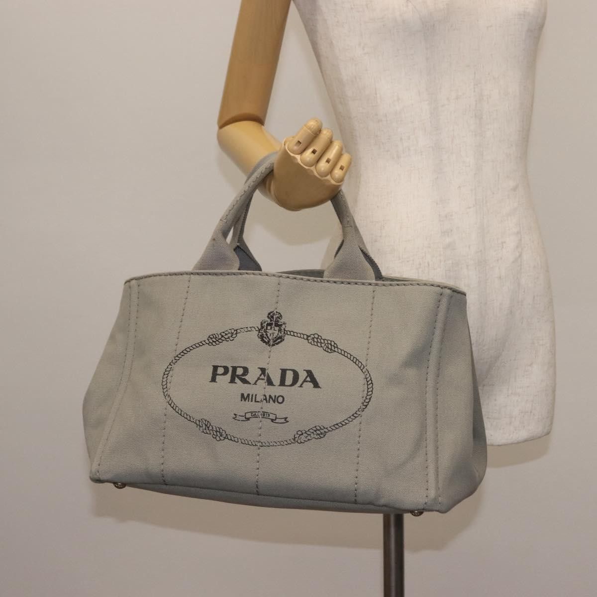 Prada Prada Canapa Tote Canvas Size ONE SIZE - 14 Thumbnail
