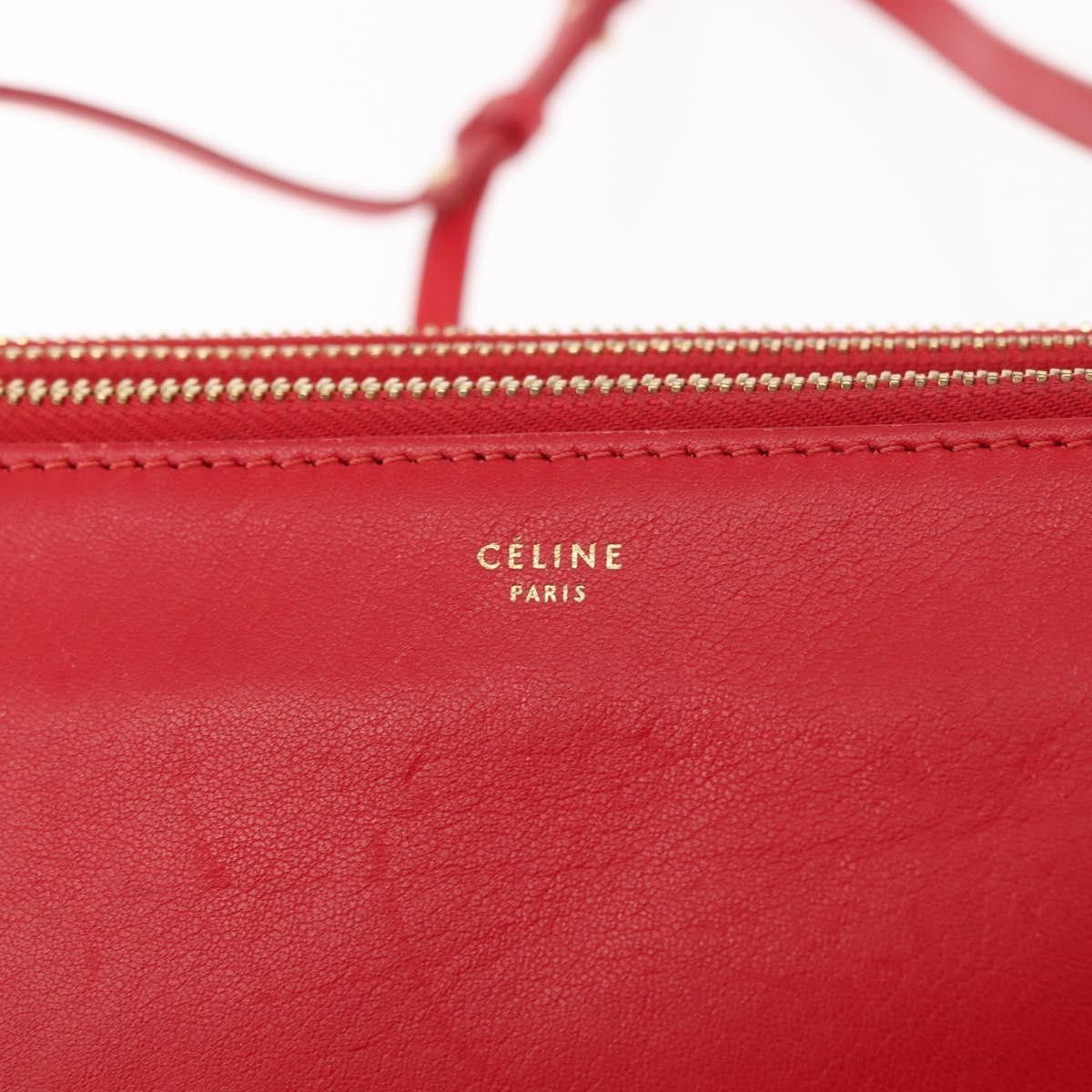 Celine Celine Trio Crossbody Bag Leather Size ONE SIZE - 18 Thumbnail