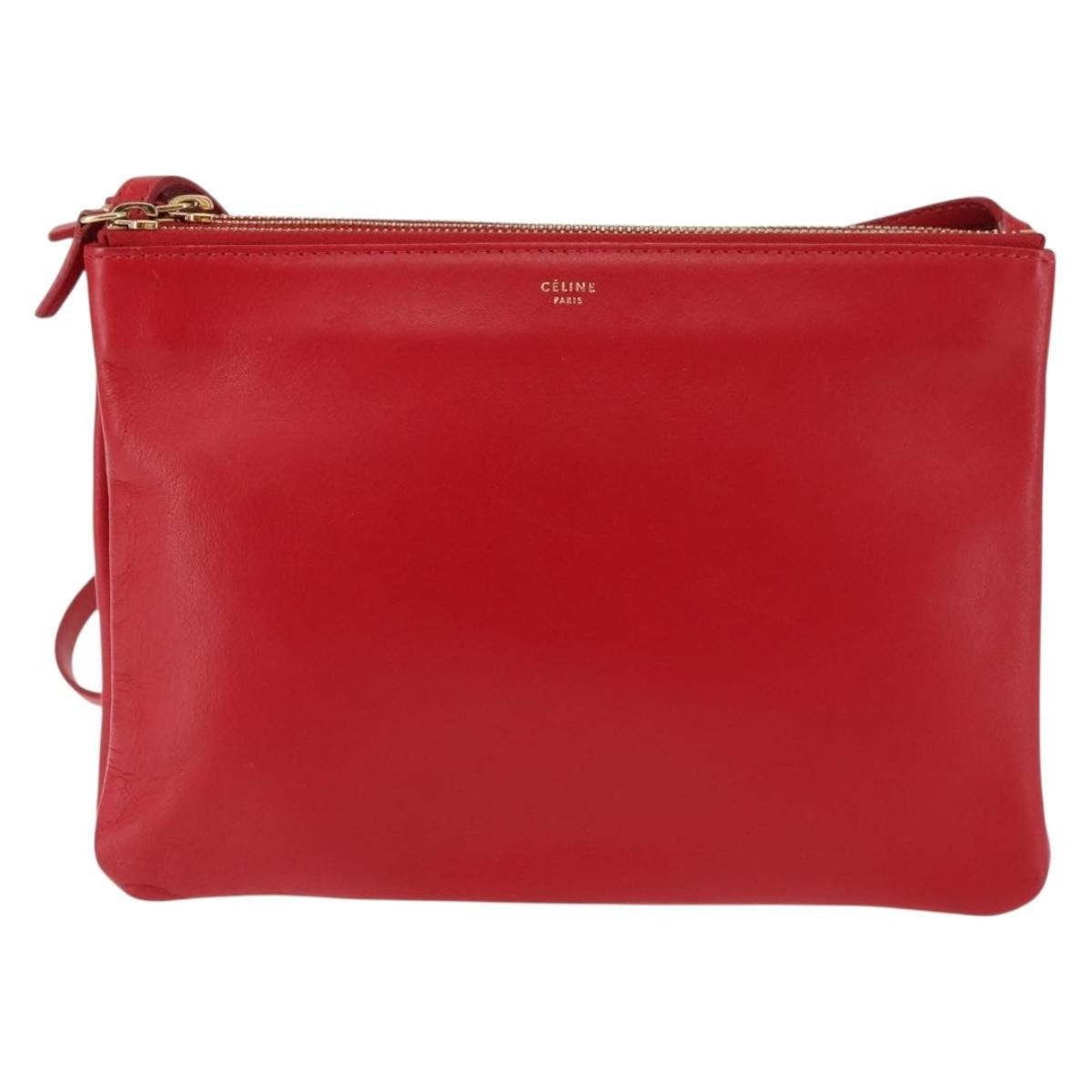 Celine Celine Trio Crossbody Bag Leather Size ONE SIZE - 17 Thumbnail