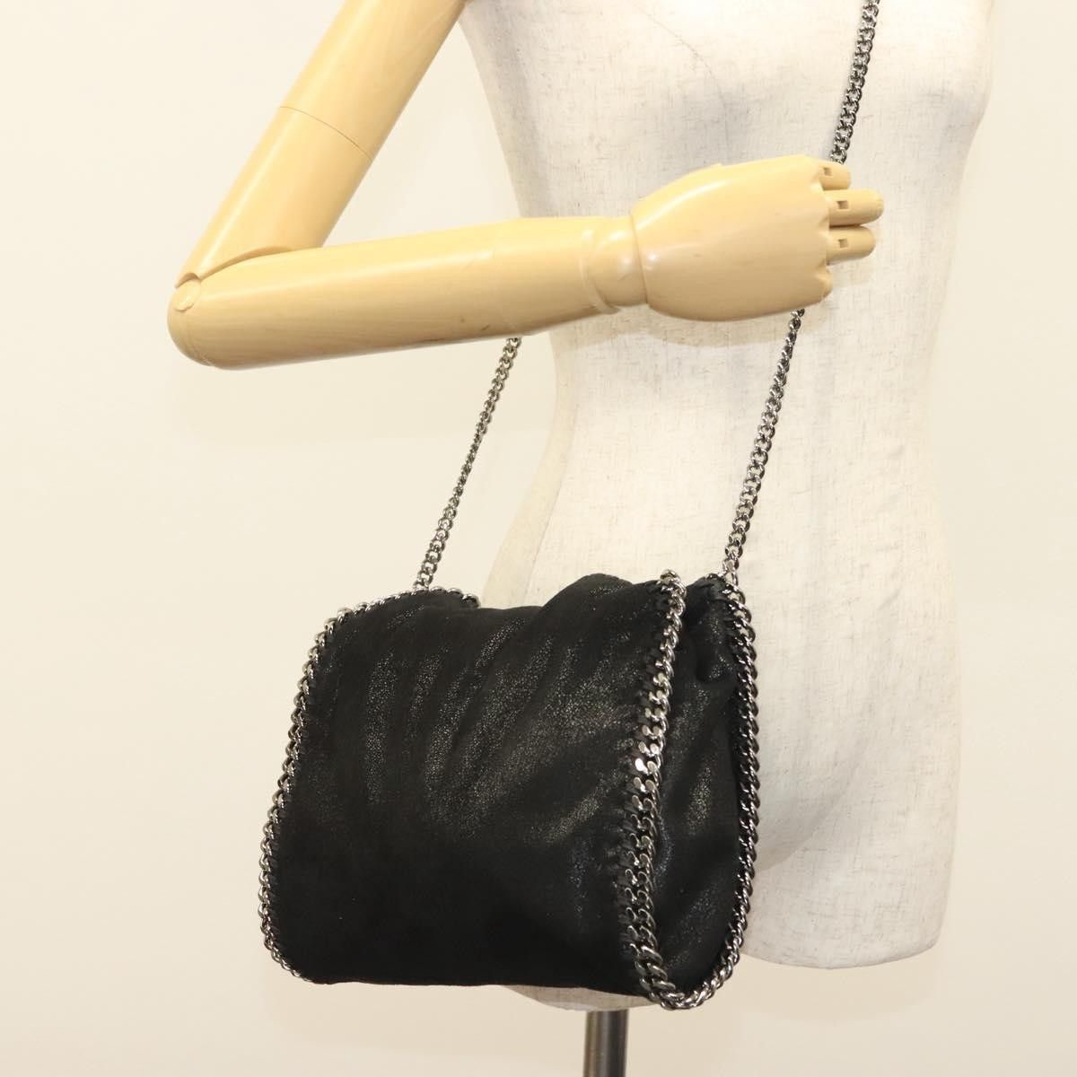 Stella McCartney Stella McCartney Falabella Fold Over Crossbody Bag Suede Size ONE SIZE - 13 Thumbnail