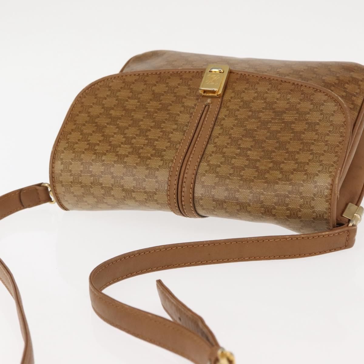 Celine Celine Vintage Macadam Shoulder Bag Canvas and Leather Size ONE SIZE - 15 Thumbnail